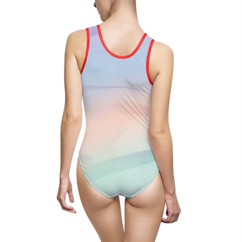Pastel Ombre One Piece Swimsuit