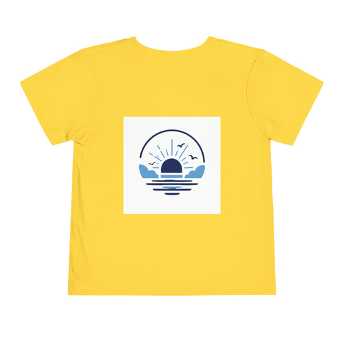 Toddler Tee — "Nothing But Blue Skies" Sunrise Graphic