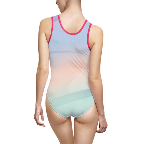 Pastel Ombre One Piece Swimsuit