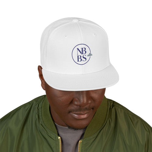Embroidered Skull & Cloud Snapback Hat
