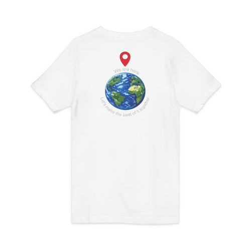 World Cup in America Soccer Flag V-Neck Tee
