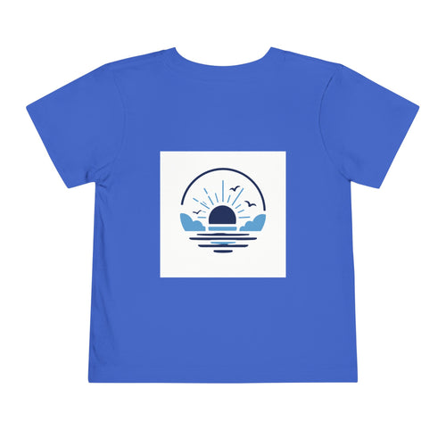 Toddler Tee — "Nothing But Blue Skies" Sunrise Graphic