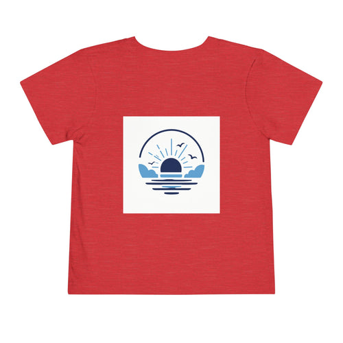 Toddler Tee — "Nothing But Blue Skies" Sunrise Graphic