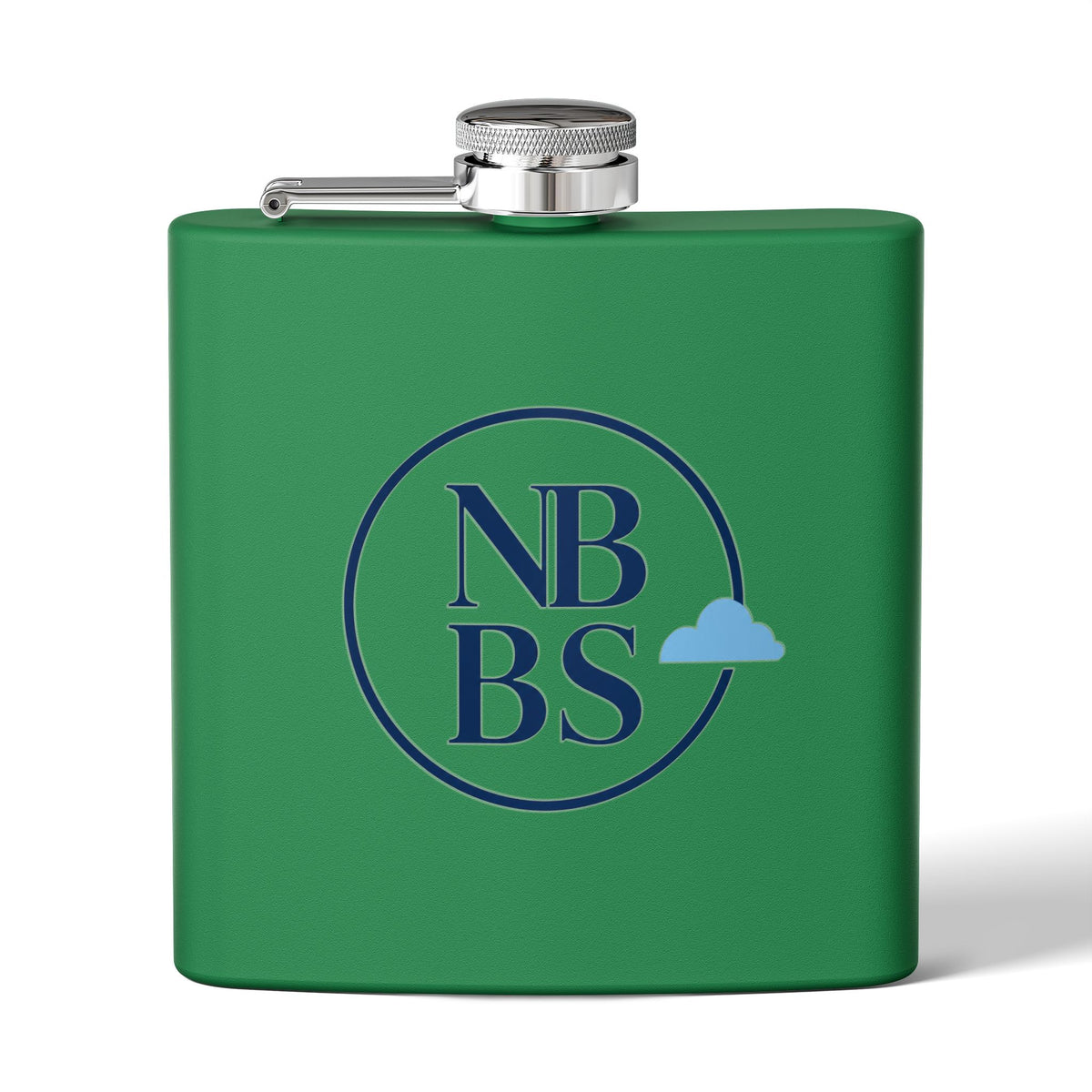 NBBS Logo Stainless Steel Hip Flask