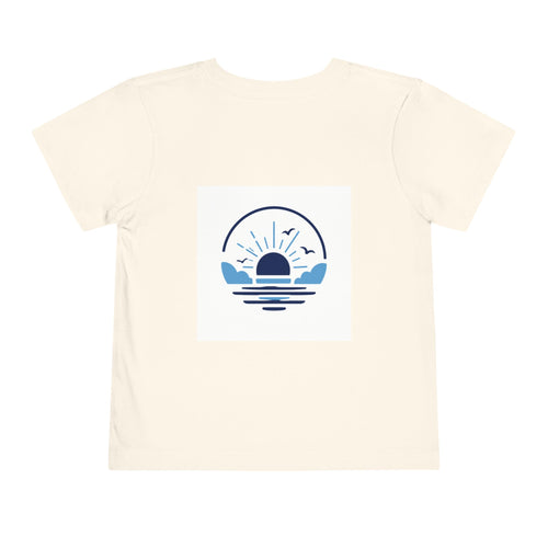 Toddler Tee — "Nothing But Blue Skies" Sunrise Graphic