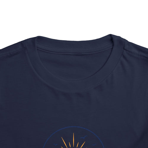 Toddler Tee — "Nothing But Blue Skies" Sunrise Graphic