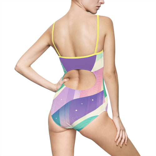 Pastel Aurora One-Piece Swimsuit 