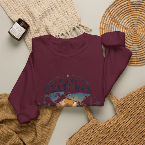Many Cultures Crewneck Sweatshirt