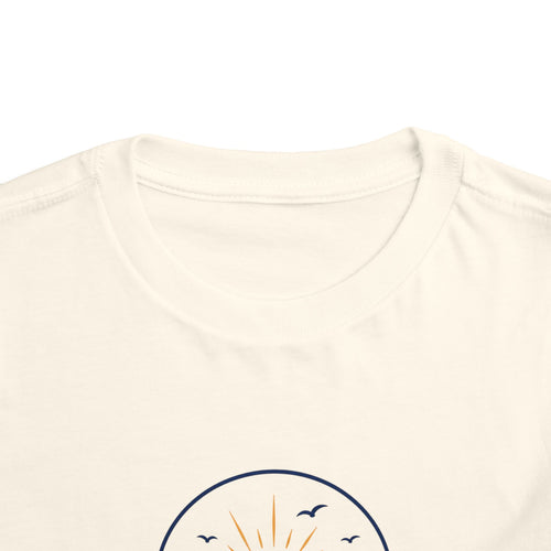 Toddler Tee — "Nothing But Blue Skies" Sunrise Graphic