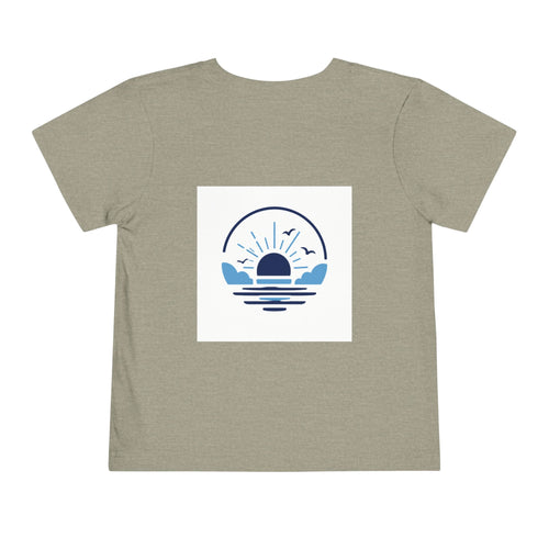 Toddler Tee — "Nothing But Blue Skies" Sunrise Graphic