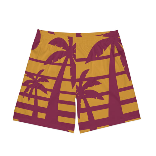 Men's Elastic Beach Shorts AOP