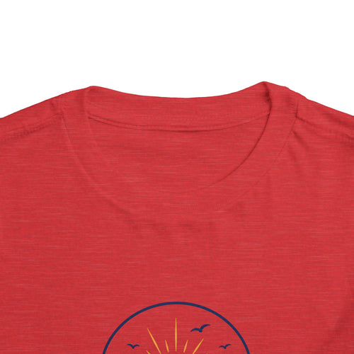 Toddler Tee — "Nothing But Blue Skies" Sunrise Graphic