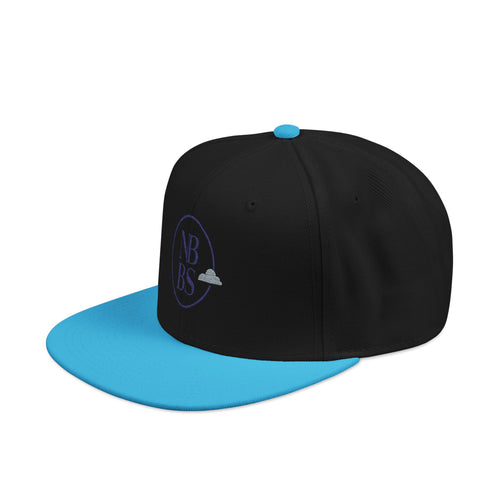 Embroidered Skull & Cloud Snapback Hat