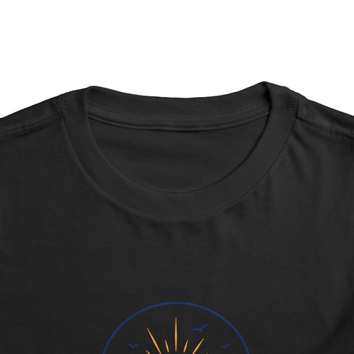 Toddler Tee — "Nothing But Blue Skies" Sunrise Graphic