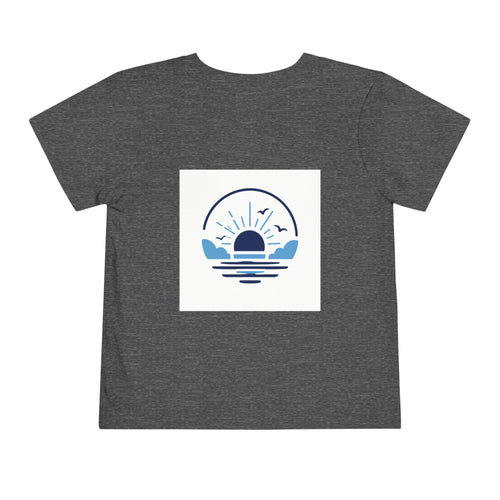 Toddler Tee — "Nothing But Blue Skies" Sunrise Graphic