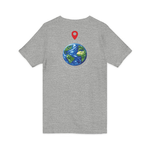 World Cup in America Soccer Flag V-Neck Tee