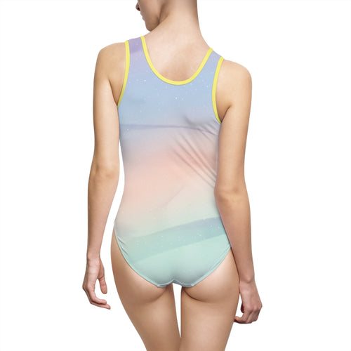 Pastel Ombre One Piece Swimsuit