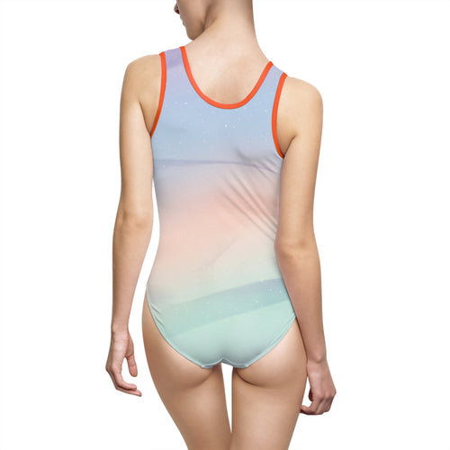 Pastel Ombre One Piece Swimsuit
