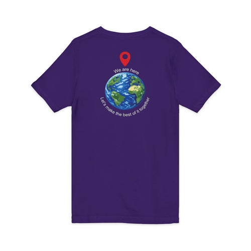 World Cup in America Soccer Flag V-Neck Tee