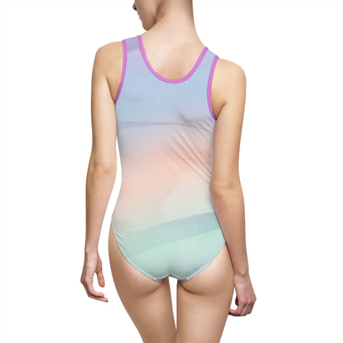 Pastel Ombre One Piece Swimsuit