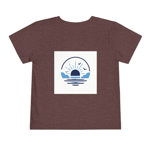 Toddler Tee — "Nothing But Blue Skies" Sunrise Graphic