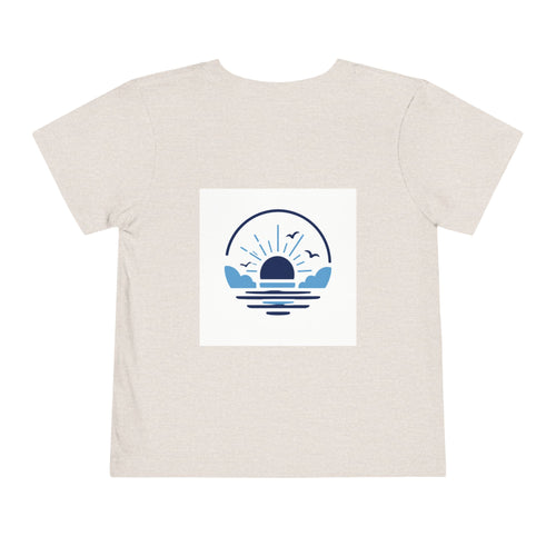 Toddler Tee — "Nothing But Blue Skies" Sunrise Graphic