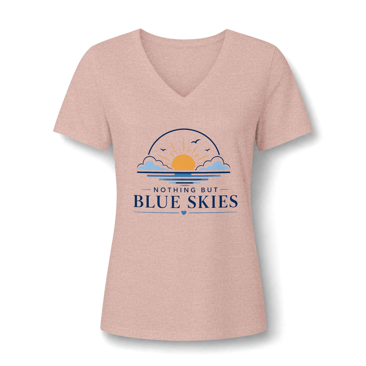 Nothing But Blue Skies V-Neck Tee