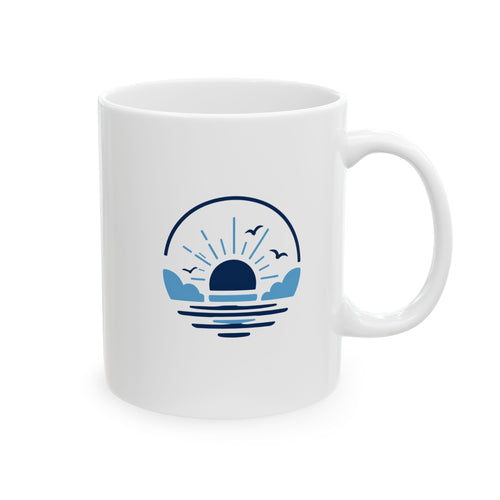 NB Blue Skie Ceramic Mug      