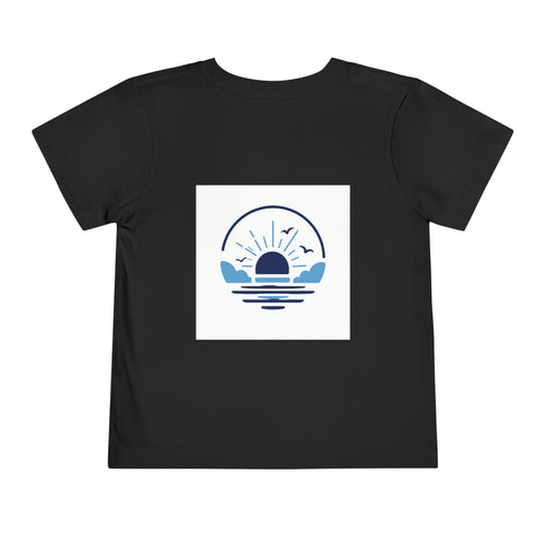 Toddler Tee — "Nothing But Blue Skies" Sunrise Graphic