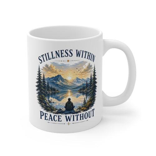 Mountain Lake Meditation Coffee Mug