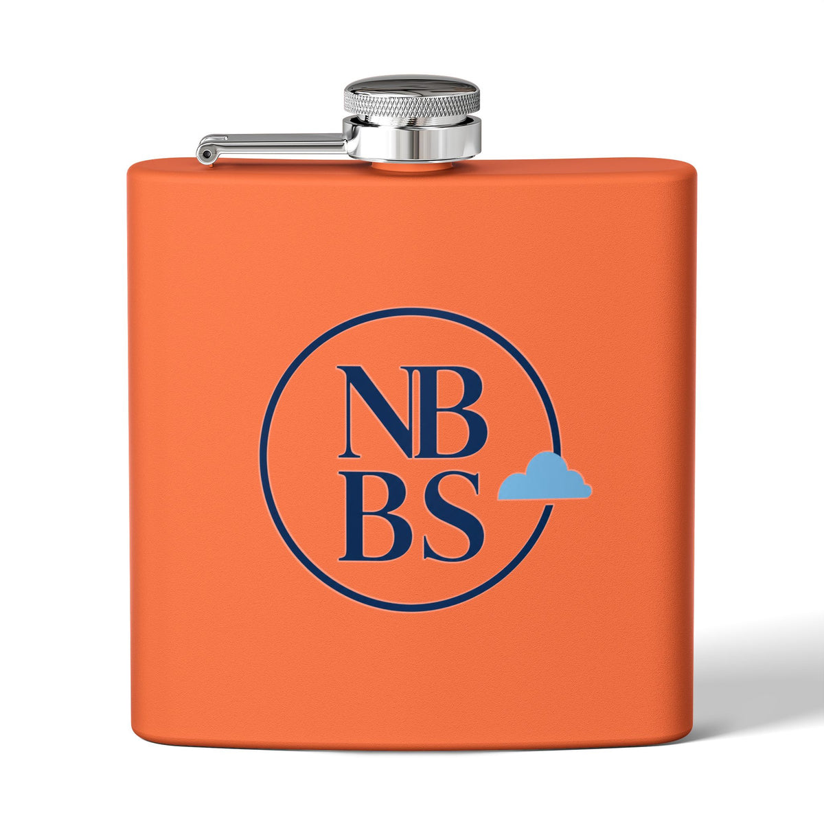 NBBS Logo Stainless Steel Hip Flask