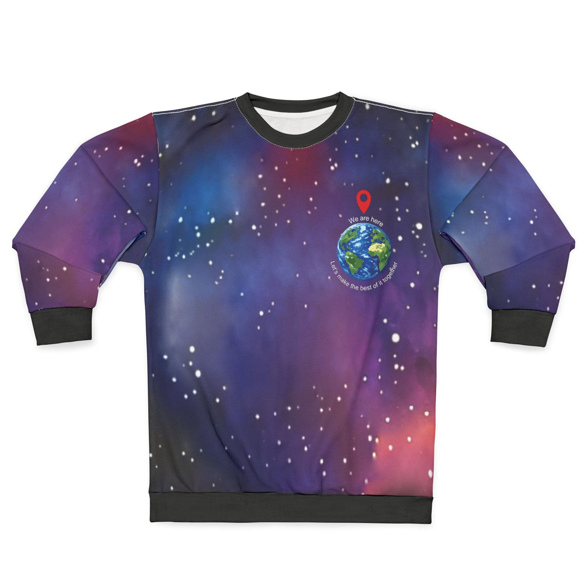 Galaxy Earth Crewneck Sweatshirt