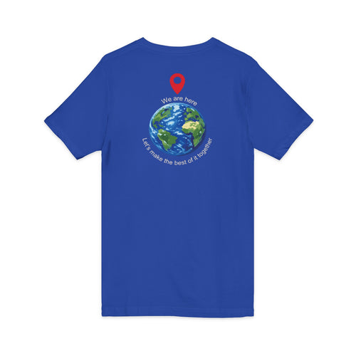 World Cup in America Soccer Flag V-Neck Tee