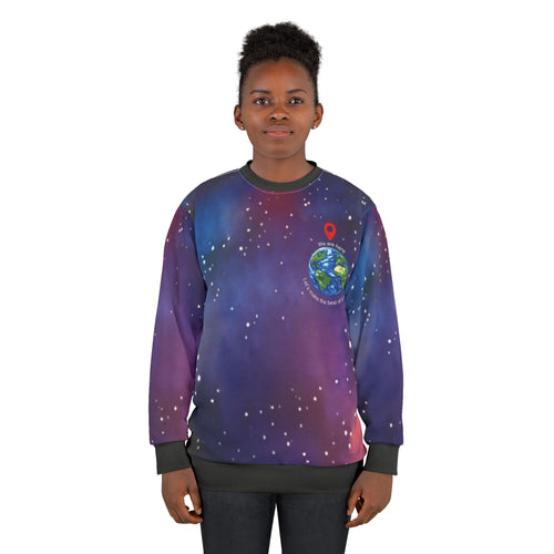Galaxy Earth Crewneck Sweatshirt