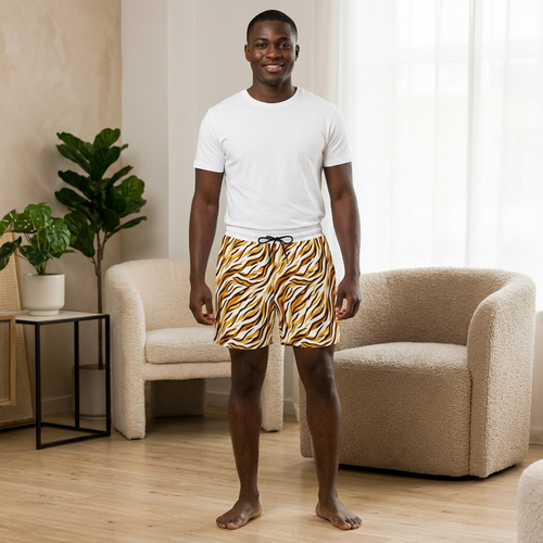 Men's Tiger Stripe Swim Shorts