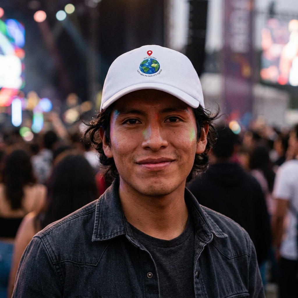 We Are Here Baseball Cap      