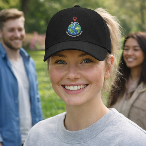 We Are Here Baseball Cap      