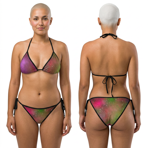 Galaxy Fade Tie-Side Bikini   