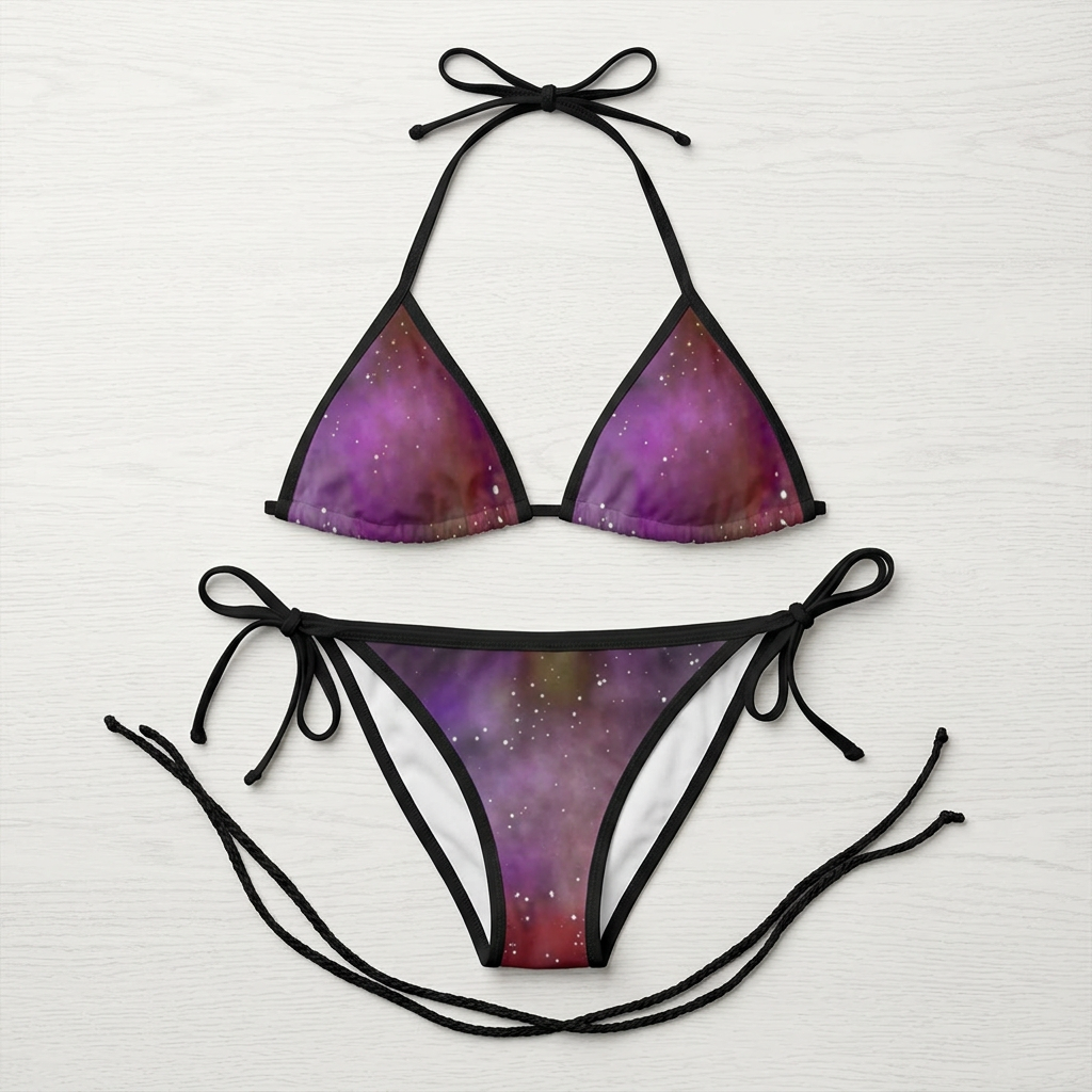 Galaxy Triangle Bikini Swimsuit