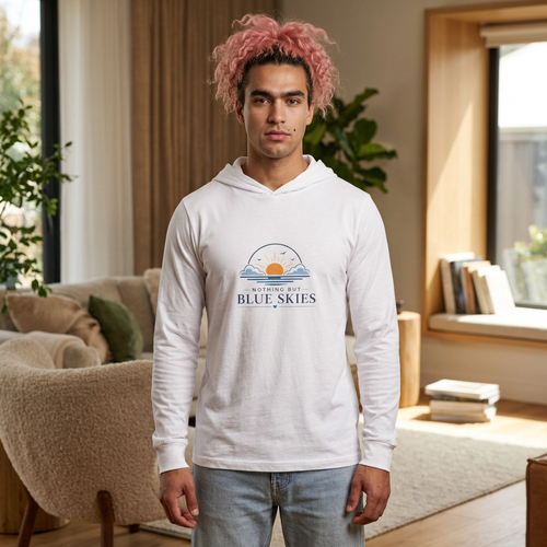 Unisex Hooded Long Sleeve Tee 