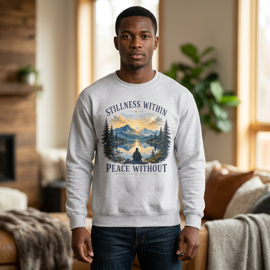 Stillness Within Crewneck Sweatshirt