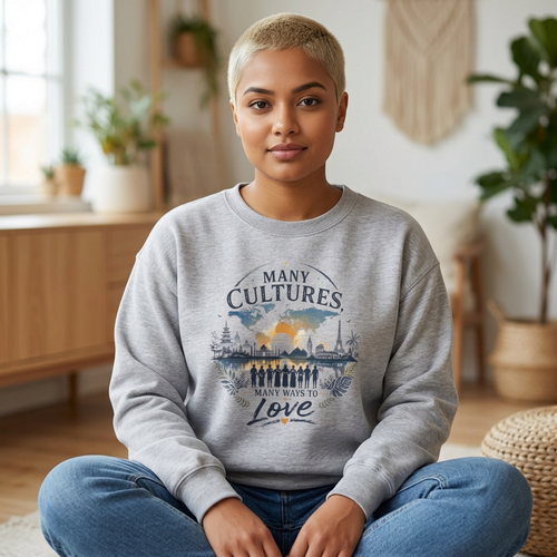 Many Cultures Crewneck Sweatshirt