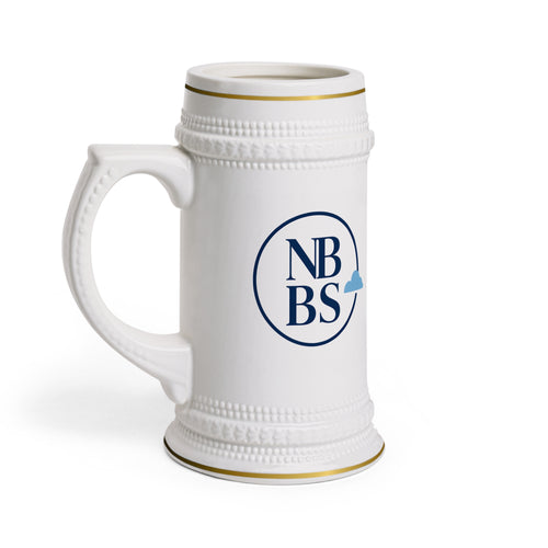 NBBS Logo Ceramic Beer Stein Mug
