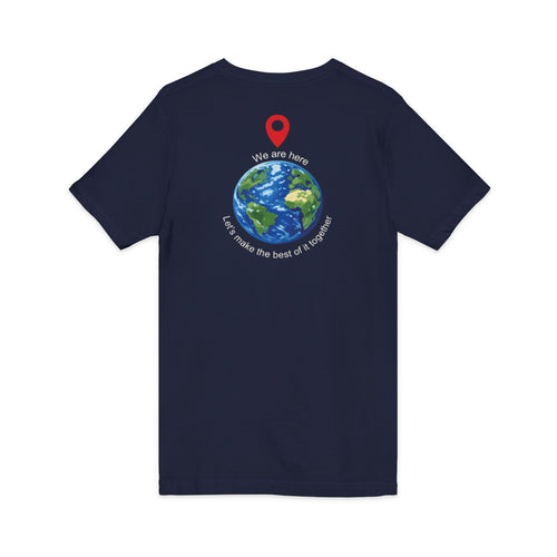 World Cup in America Soccer Flag V-Neck Tee