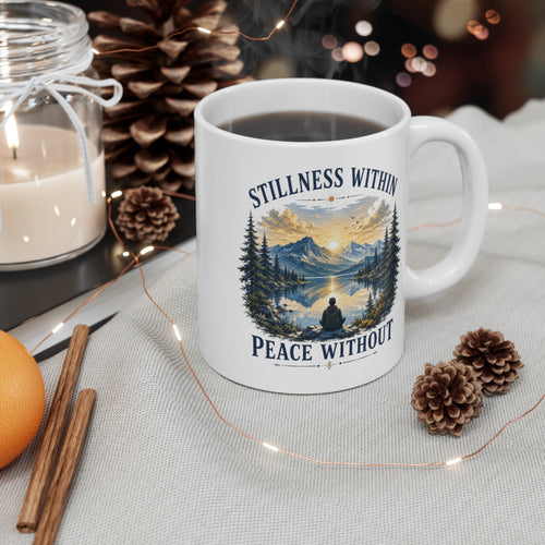 Mountain Lake Meditation Coffee Mug