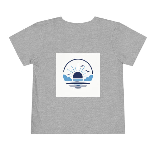 Toddler Tee — "Nothing But Blue Skies" Sunrise Graphic