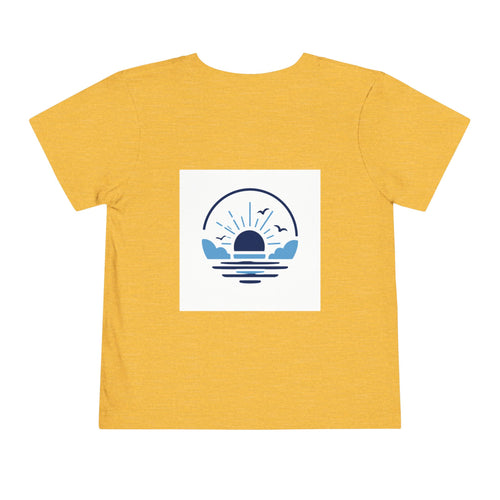 Toddler Tee — "Nothing But Blue Skies" Sunrise Graphic