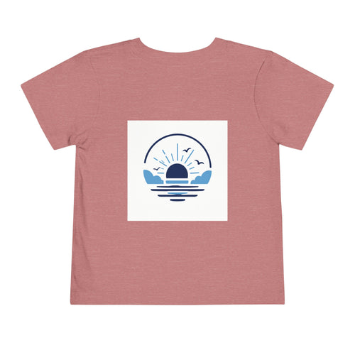 Toddler Tee — "Nothing But Blue Skies" Sunrise Graphic