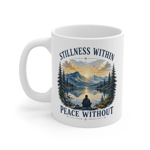 Mountain Lake Meditation Coffee Mug