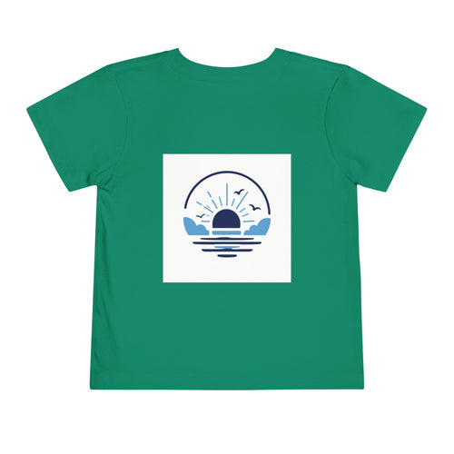 Toddler Tee — "Nothing But Blue Skies" Sunrise Graphic